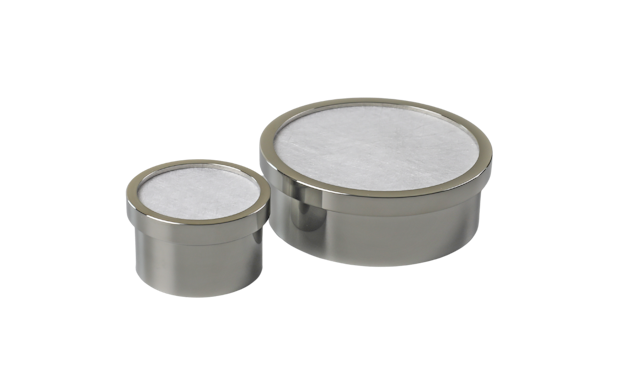 Lyoprotect stainless steel cups in two sizes