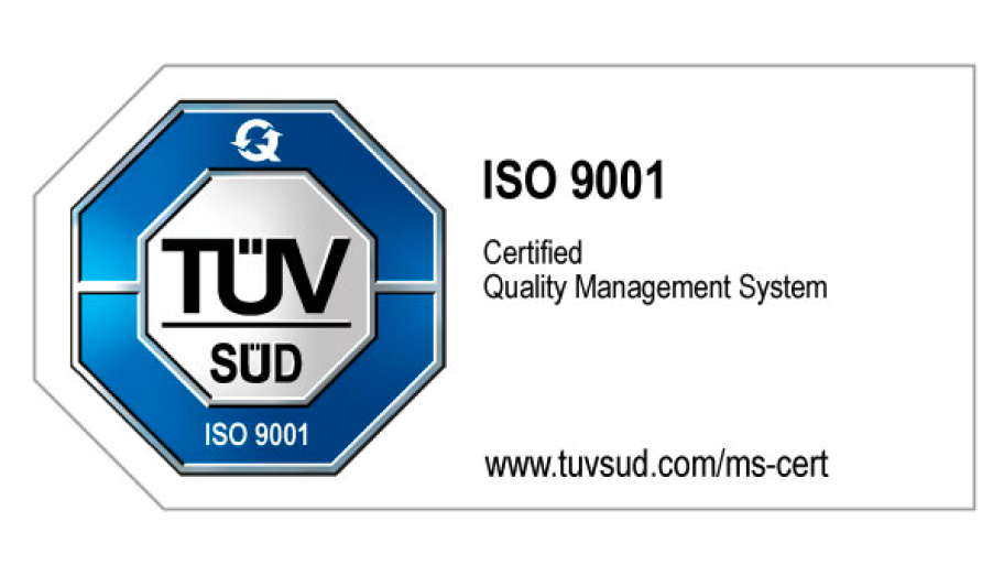 TÜV SÜD certificate	