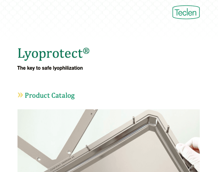 Preview of Teclen Lyoprotect product catalog